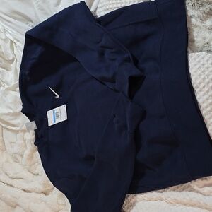 Nike Unisex Crew Sweatshirt, Navy Blue Sz M